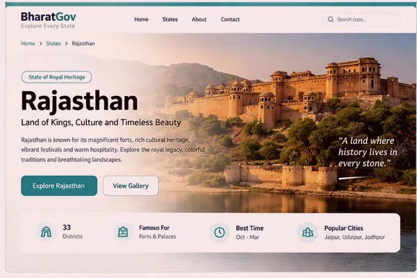 Colourful Indian cultural travel scene